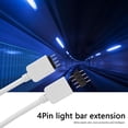 thumbnail image 5 of fankhu 4Pin Extension Cable RGB 5050 3528 LED Strip Light Connector Wire (5m), 5 of 7