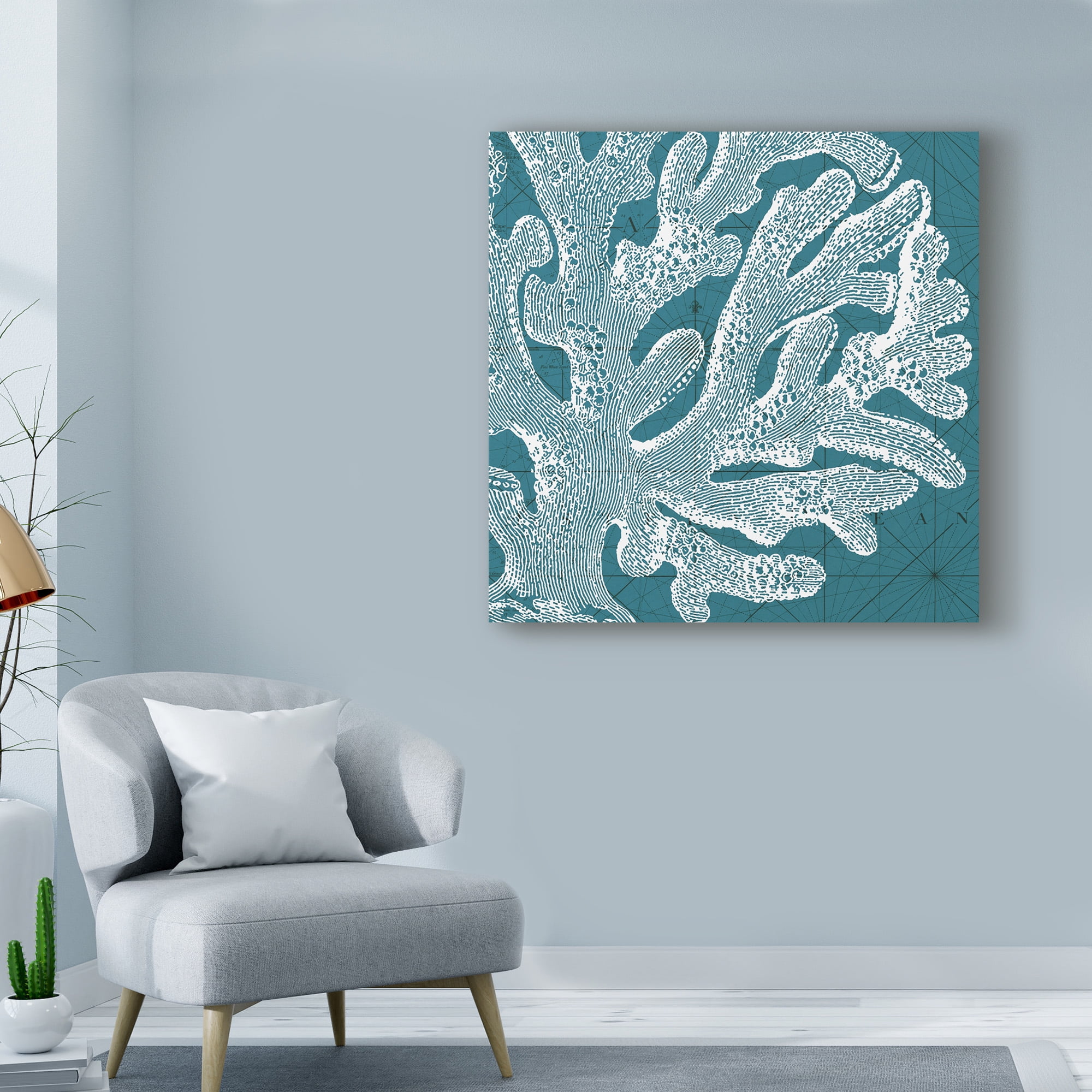 Trademark Fine Art 'Coastal Menagerie II' Canvas Art by Vision Studio