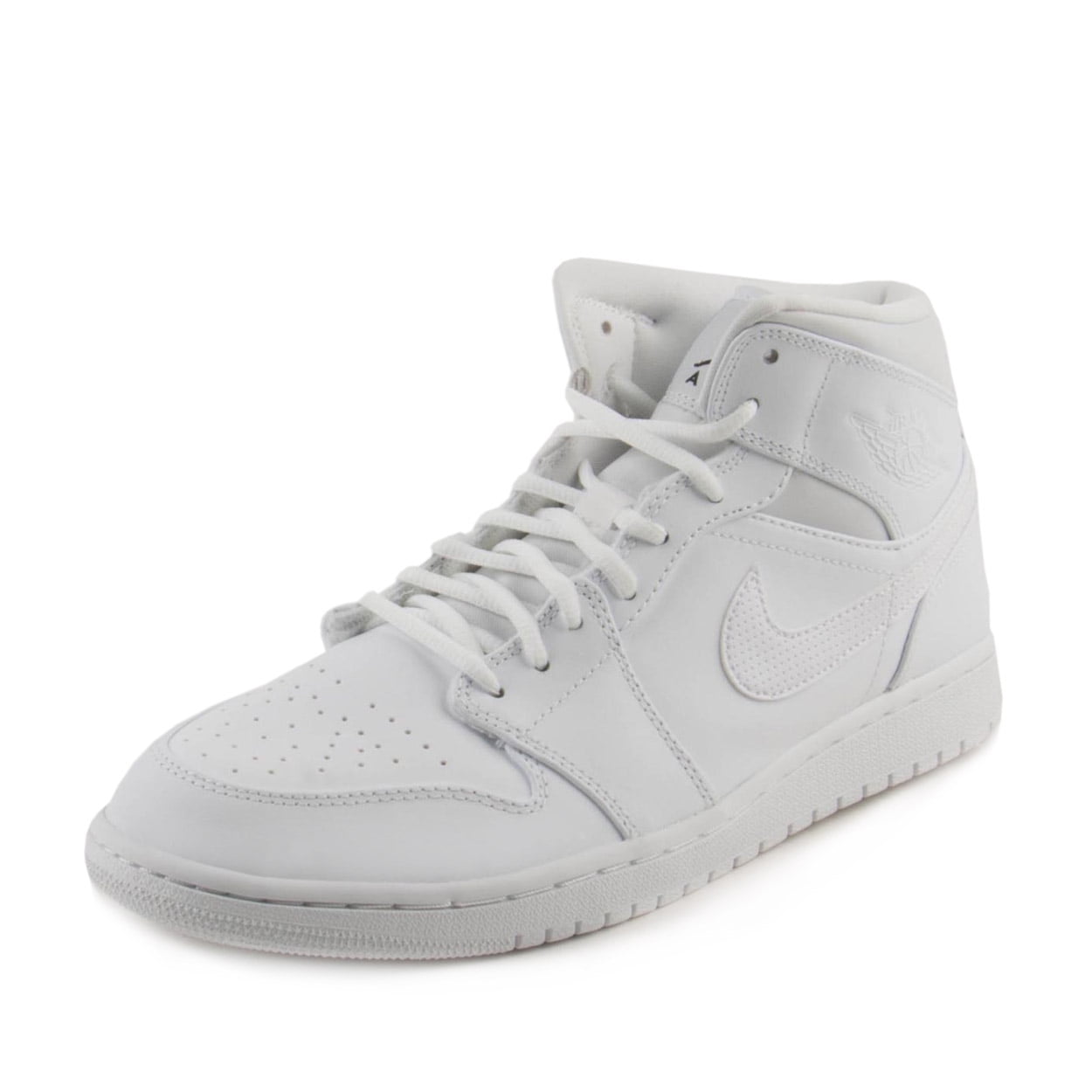 Nike Mens Air Jordan 1 Mid White/Black 