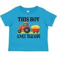 thumbnail image 3 of Inktastic Farming Cute Boy Loves Tractors Boys Toddler T-Shirt, 3 of 5