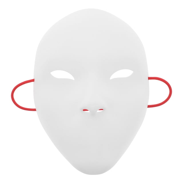 Máscara de antifaz para hombre, ideal para disfraces de cosplay, fiestas de disfraces y manualidades. Máscara blanca para Halloween y carnaval.