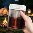 thumbnail image 6 of 300ml/10.15oz Cold Brewing Coffee Pot, Portable Vertical Pattern Cold Brewing Cup, Upgraded High-Density Filter Screen, Multifunctional Household Cold Artifact, Easy-Clean & Leak-Proof,White, 6 of 9