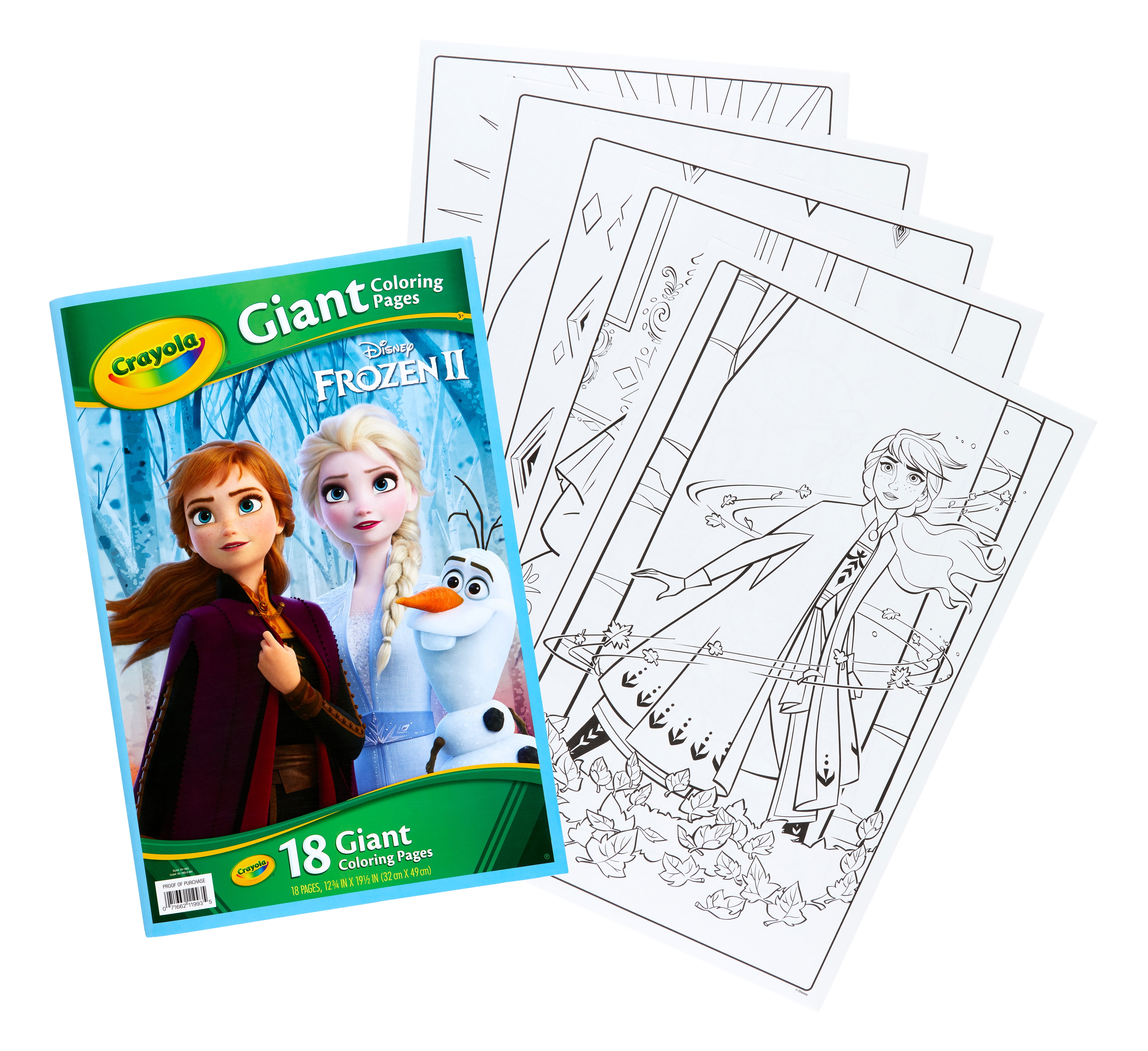 Crayola Giant Coloring Pages Featuring Disney's Frozen, 18 Pages