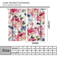 thumbnail image 2 of Floral Plant Watercolor Blackout Curtain,Boho Wild Flower Colorful Fabric Window Darkening Drapes Decor for Girls Bedroom Living Room Window Shading Curtain 27.5x63in,2 Panel Set, 2 of 6