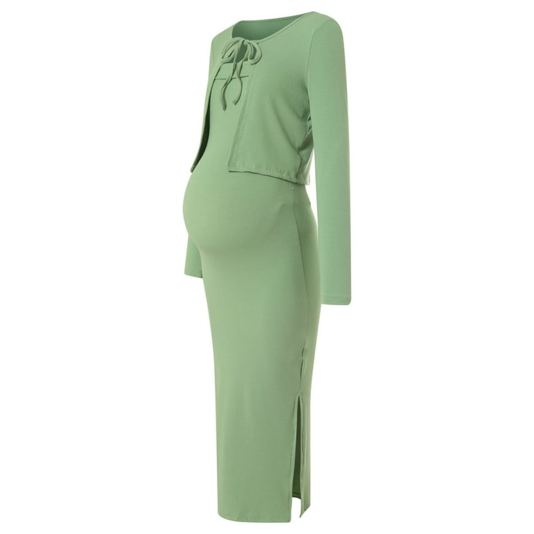 Bodycon Dress Maternity Dress And Cardigan Set The Bodycon Dress Duster Set (Baby Blue) Bump City Bodycon Dress Maternity Dress And Cardigan Set The Bodycon Dress Duster Set (Baby Blue) Bump City