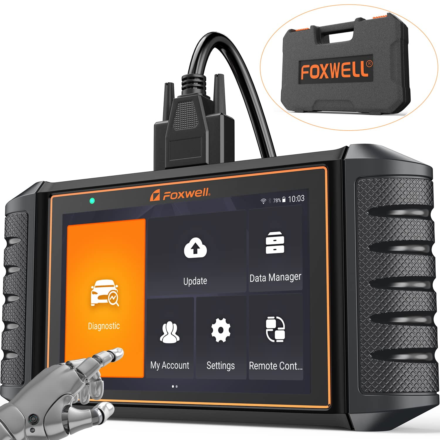Foxwell NT706 Engine Transmission ABS SRS Code Reader Diagnostic Tool Scanner 