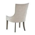 thumbnail image 3 of Maklaine 20.5" Traditional Solid Wood Ultra Dining Chairs in Cream (set of 2), 3 of 8