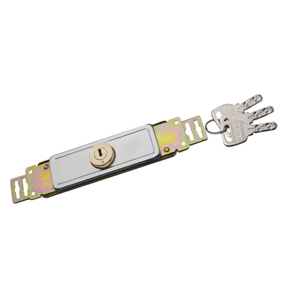SENRISE Copper Roller Shutter Lock with Keys Safety and Practical Bronze Tone Design A