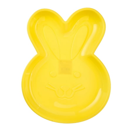 Way To Celebrate Yellow Bunny Tray, Easter Partyware