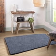 thumbnail image 5 of Soft 2x4 Small Runner Rug  Bedside Rugs For Bedroom Indoor Hallway Carpets Non Slip Living Room Area Throw Memory Foam Laundry Teen Dorm Decor Blue, 5 of 7