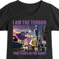 thumbnail image 3 of Disney - Darkwing Duck - I Am the Terror - Toddler & Youth Girls Short Sleeve Graphic T-Shirt, 3 of 5