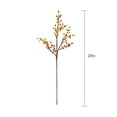 thumbnail image 2 of 28 inch Tall Artificial Christmas Berries Holiday Berries Stems (Set of 3), 2 of 4