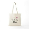 thumbnail image 6 of CafePress - World's Best Mom Tote Bag - Unisex Canvas Tote Bag, Beige, 1-Piece, 6 of 7
