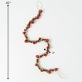 thumbnail image 4 of 45"L Sullivans Red & Green Jingle Bell Christmas Garland, 4 of 5