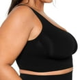thumbnail image 5 of YITTY Nearly Naked Shaping Midi Bra, Black, 5X, 5 of 7