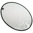 thumbnail image 3 of Light Reflector, Silver and White Reflector Stereoscopic Round Soft Light Filling with Storage Bag for Outdoor Lighting 80cm / 31.5in, 3 of 7