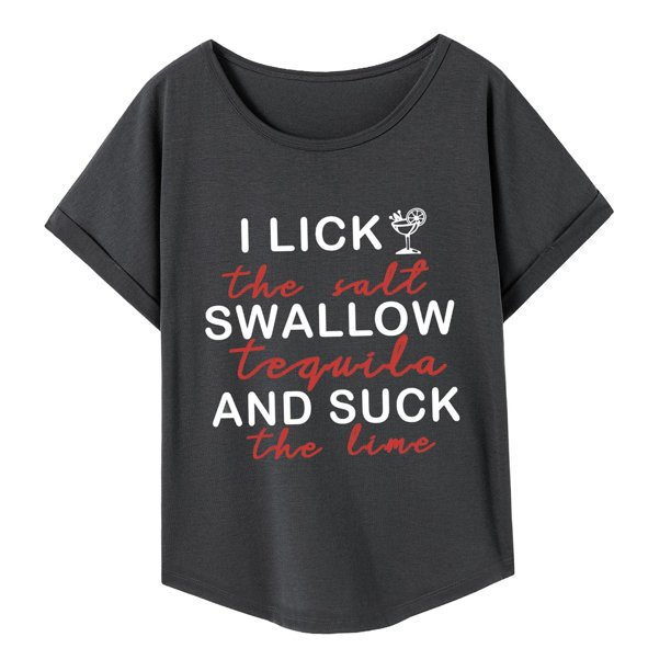 Camiseta para mujer básica, suave, cómoda, cuello redondo, transpirable, cuello redondo SG