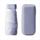 thumbnail image 1 of Seis Veces Tarjeta Paraguas Portátil de Bolsillo Cápsula Paraguas de Doble Propósito Anti-Ultravioleta Protector Solar Paraguas Púrpura, 1 of 6