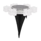 thumbnail image 5 of Luz solar decorativa de copo de nieve para jardín IP65 a prueba de agua 3 modos con estaca Luz de paisajismo para camino Patio Luz cálida, 5 of 10