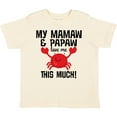 thumbnail image 3 of Inktastic Mamaw Papaw Love Me Boys or Girls Toddler T-Shirt, 3 of 5