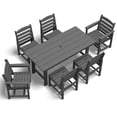 thumbnail image 2 of LOYALICE 7 PC Outdoor Patio Furniture Set, Patio Dining Sets, 6 Chairs and 1 Table, Gray, 2 of 10