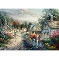 thumbnail image 2 of Boehme, Nicky 18x14 Black Ornate Wood Framed with Double Matting Museum Art Print Titled - Down Cottage Lane, 2 of 4