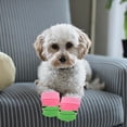 thumbnail image 6 of Unique Bargains Dog Socks Non-Slip Frog Pattern Socks  4 Pcs Pink Green S, 6 of 7