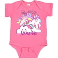 thumbnail image 3 of Inktastic My Nana Loves Me Unicorn Girls Baby Bodysuit, 3 of 5