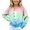 Pink, variant on Cethrio Girls Knitted Cardigans Size 7-8 Years, Long Sleeve Button Front Fall Winter Gradient Color Fall Winter Sweater Watermelon Red