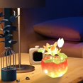 thumbnail image 4 of Summer Savings! Night Light Led Lights for Bedroom, InsCrazy Holiday Indoor Decoration Pumpkin Cup Glazed Flower Night Light DIY Bedside Lamp Present For Girl, 4 of 6