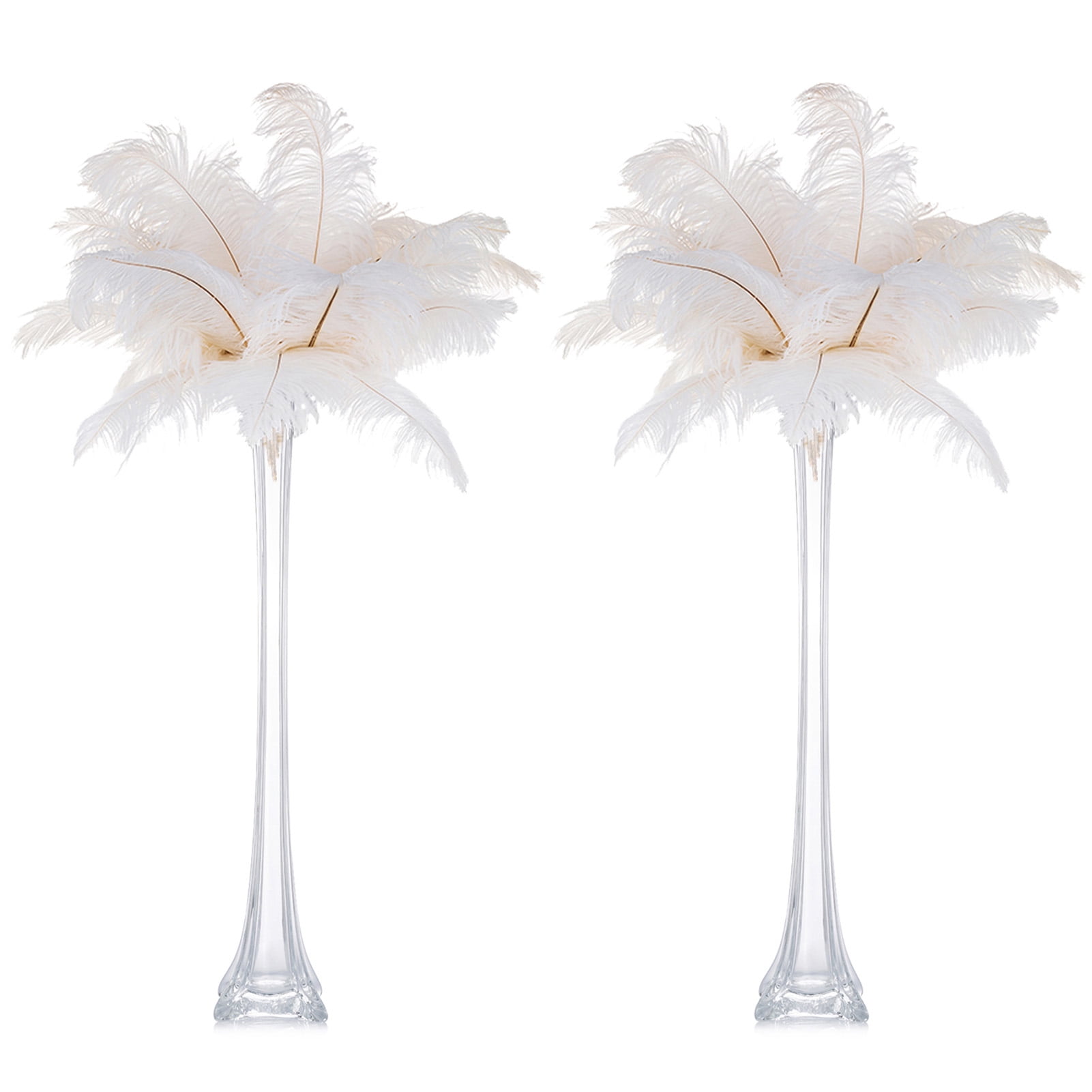 Nuptio Tall Skinny Vase for Wedding Table Centerpieces for Reception 20