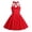 style-01 Red, variant on Kogui Kids Summer Dresses for Girls Girls Birthday Party Dress Ruffle Sleeve Sequin Dots Floral Tulle Dress Size 11-12 (Dark Blue,11-12 Years)