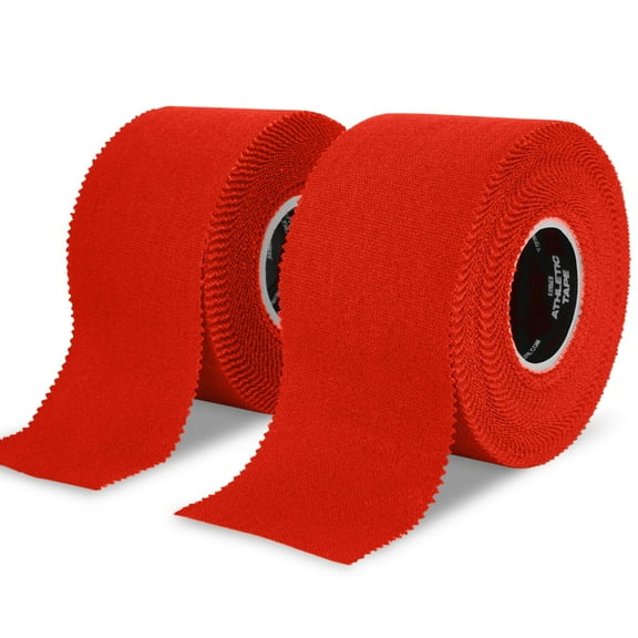 Meister Elite Athletic Tape - 1.5in x 10yd - Red - 2 Rolls