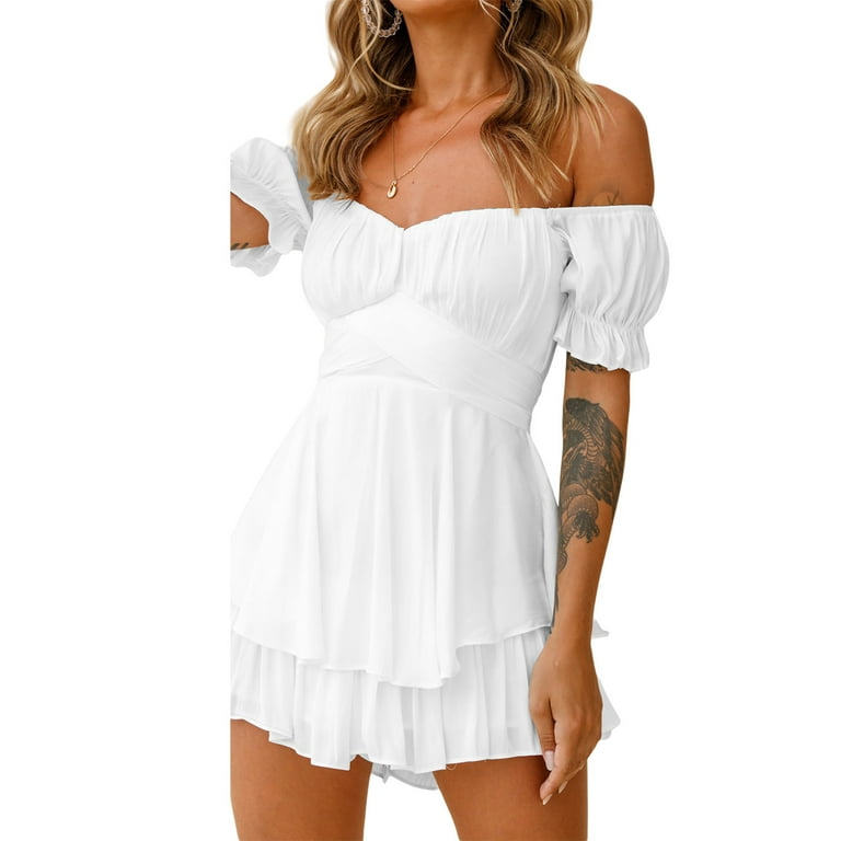 Flowy romper dress hotsell