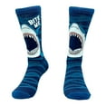 thumbnail image 4 of Men's Bite Me Socks Funny Deep Sea Shark Attack Footwear, 4 of 7