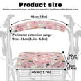 thumbnail image 6 of Jiueut Pink Cat Medical Products Rollator Walker Seat & Back Cover for Women 2 Piece Universal Rollator Walker Seat and Backrest Covers Walker Seat Covers for Seniors, 6 of 7