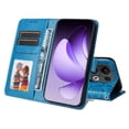thumbnail image 3 of Funda tipo cartera GANGXUN para OPPO Reno 14 Pro 5G , diseño girasol, cuero PU, soporte, cierre magnético, tarjetero, 3 of 5