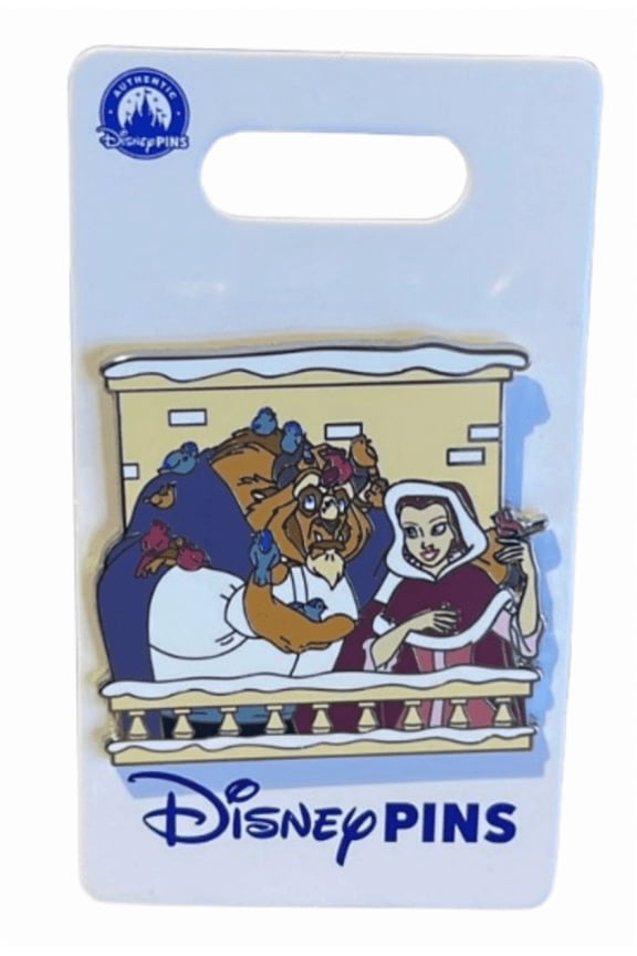 Parks Beauty and the Beast - Beast & Belle Winter Pin New With Card