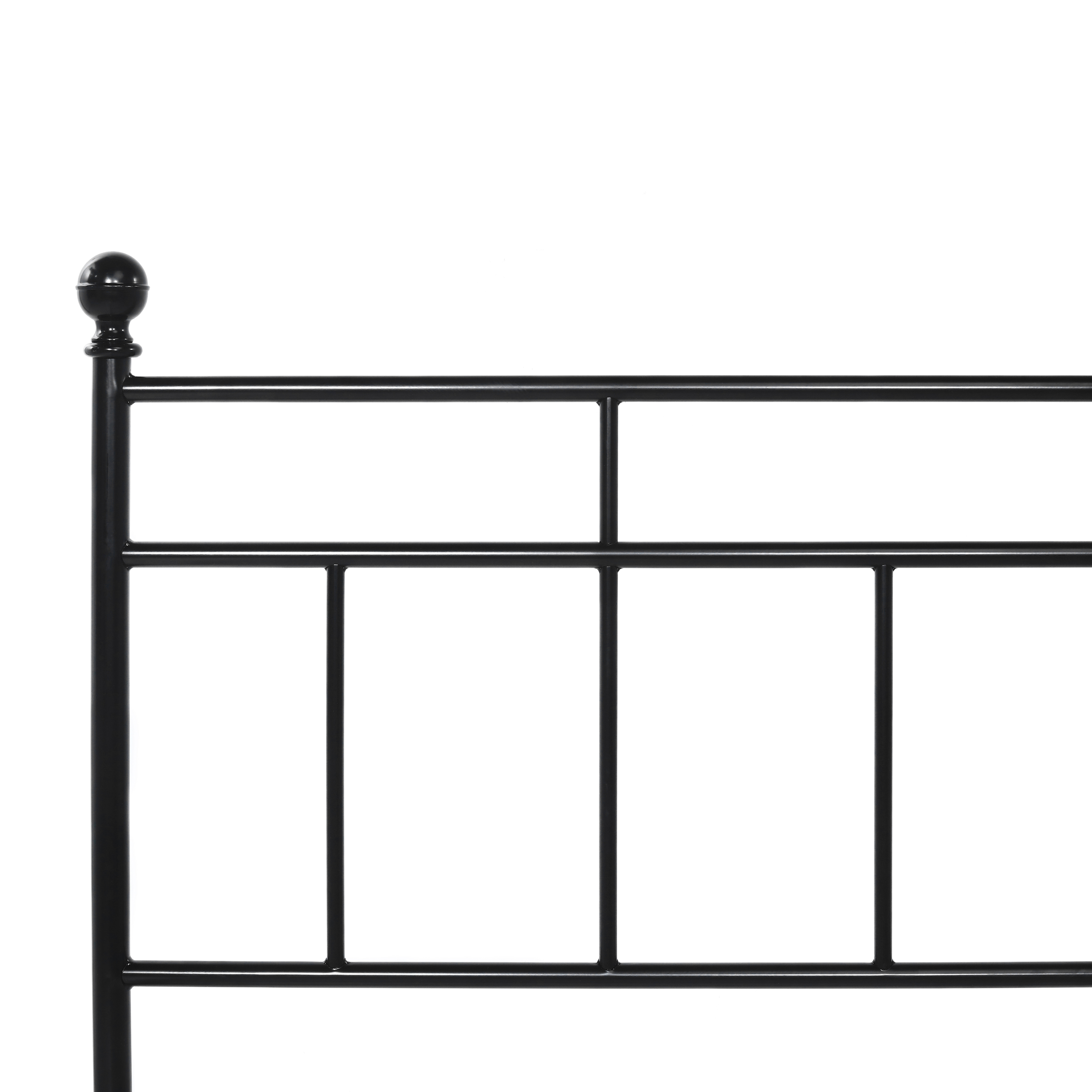 Best Price Mattress 12 Inch All-in-One Easy Setup Metal Platform Bed w/Steel slats and Headboard