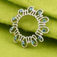 thumbnail image 2 of Boucles d'Oreilles en Acier Inoxydable de Forme de Fleur Creuse, 2 of 5