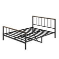 thumbnail image 2 of Queen Bed Frame, Metal Platform Bed Frame with Headboard, Footboard, Metal Legs, 12-Inch High Sturdy Steel Slat Support, No Box Spring Needed, 2 of 10