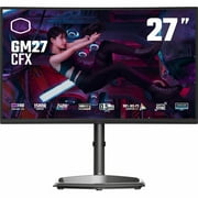 Cooler Master 27\ 1920 x 1080 LCD VESA DisplayHDR 400, NVIDIA G-SYNC Curved Gaming Monitor, GM27-CFX
