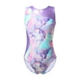 thumbnail image 4 of DPOIS Girls Gymnastics Leotard Ballet Dance Unitard with Shorts Colorful Shadow 8, 4 of 6