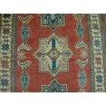 thumbnail image 3 of Super Kazak Caucasion Geometric Veg Dyed Mahal Rectangle Rug Hand Knotted Carpet (6.2 x 3.10)', 3 of 9