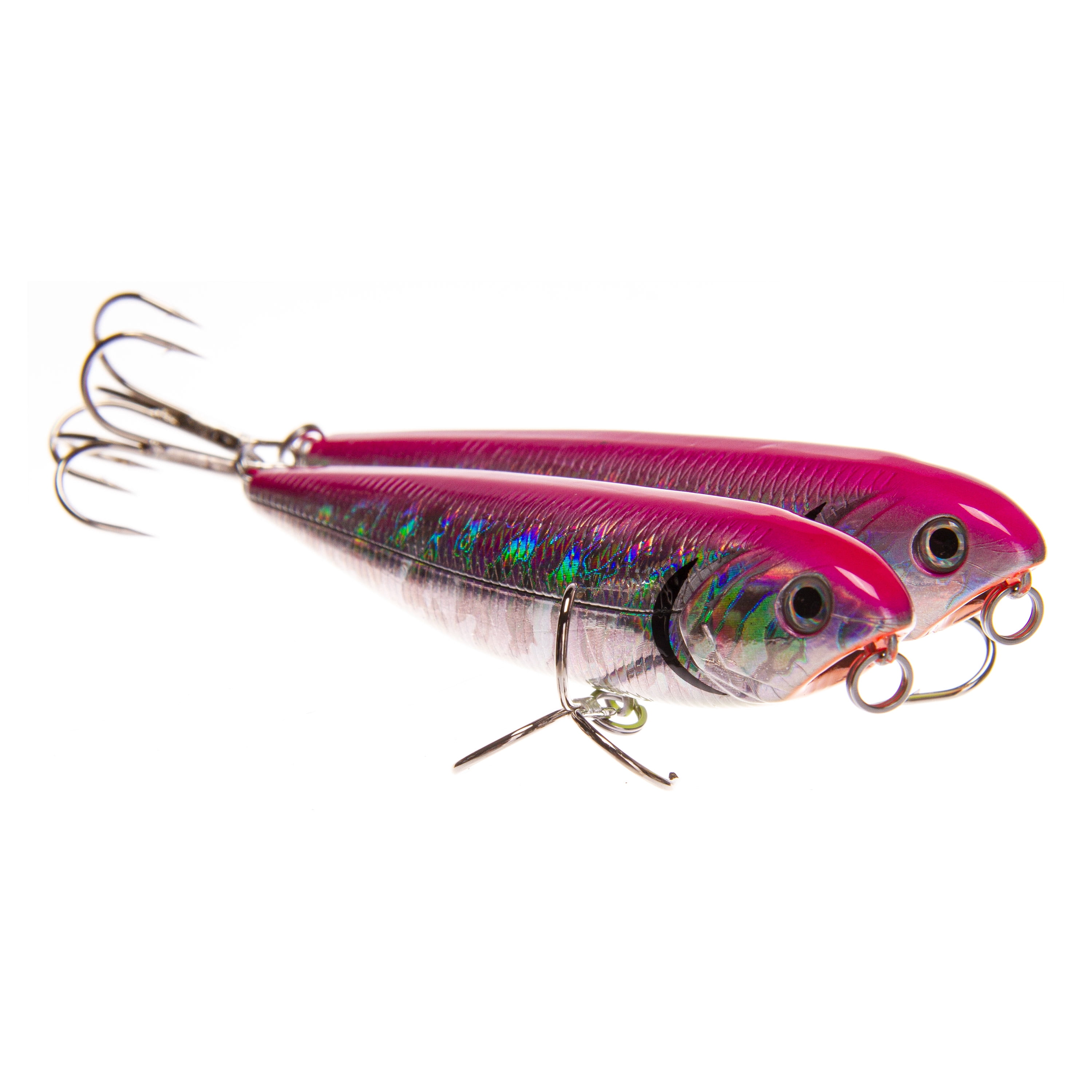 Ozark Trail Saltwater Inshore Walking Mullet Fishing Lures, Pink, 2-Pack