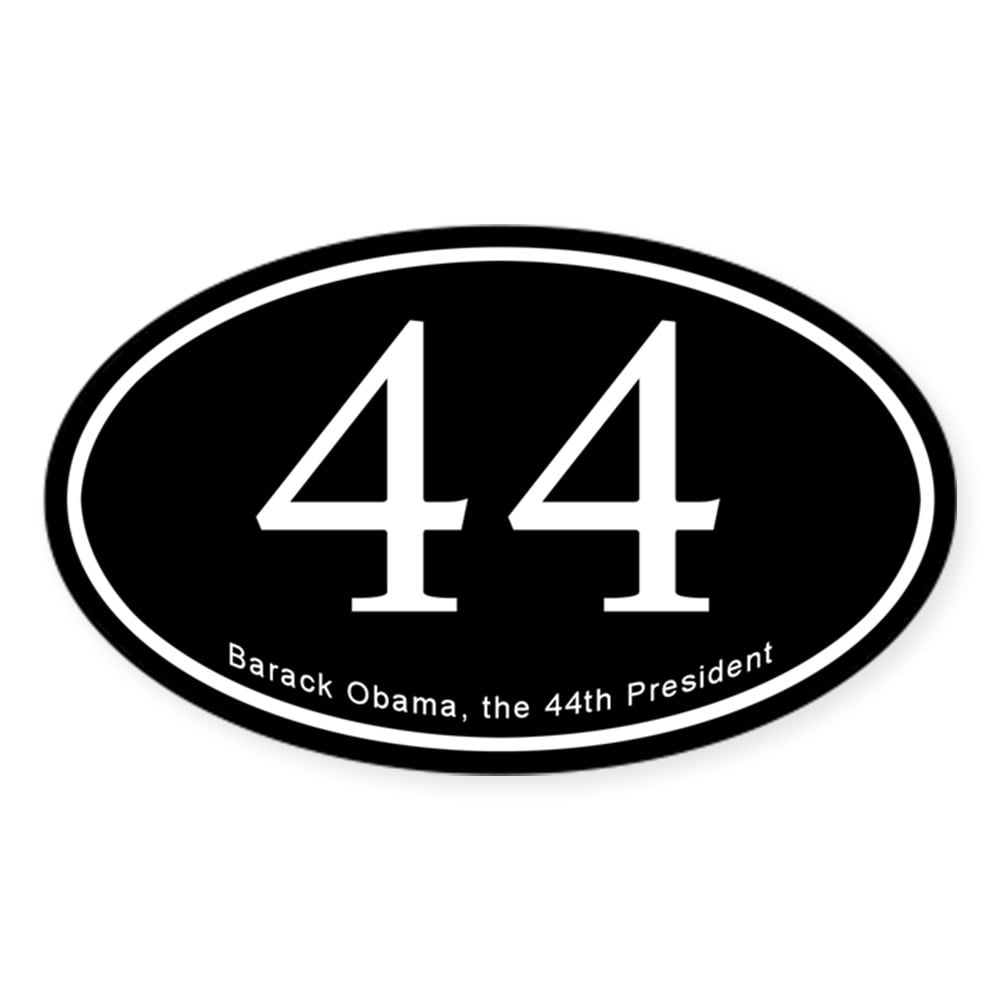 BARACK OBAMA TOILET SEAT SILHOUETTE USA President Vinyl Sticker BLACK 