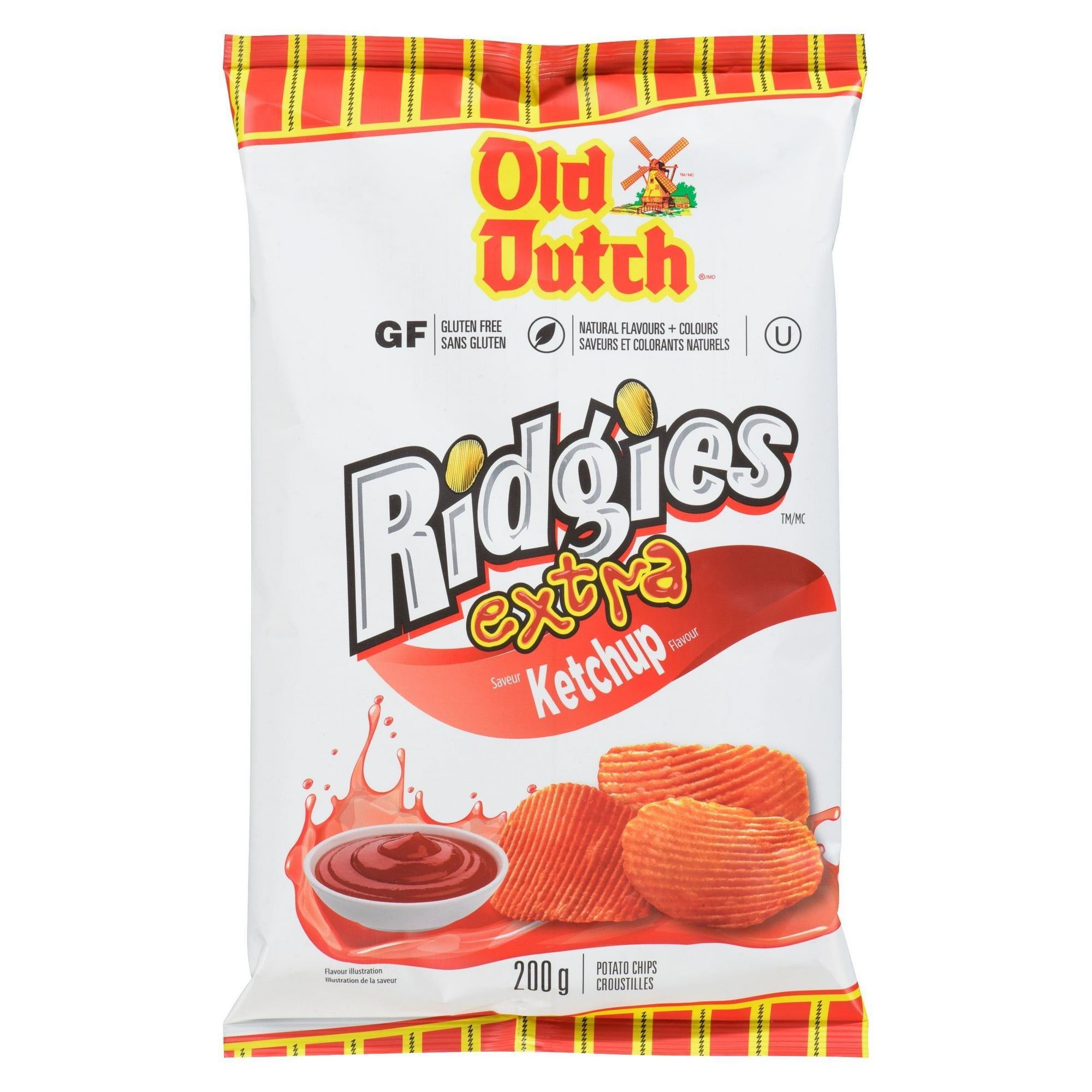 Old Dutch Ridgies Extra Ketchup, 200 G