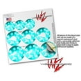 thumbnail image 3 of Decal Style Vinyl Skin Wrap 3 Pack for PopSockets Bokeh Squared Neon Teal (POPSOCKET NOT INCLUDED) by WraptorSkinz, 3 of 3