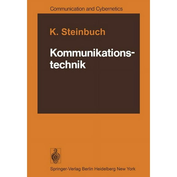 Communication and Cybernetics Kommunikationstechnik, Book 16, (Paperback)