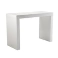 thumbnail image 2 of Sunpan Faro 57" Rectangular Modern Wood Bar Table in Stunning High Gloss White, 2 of 2